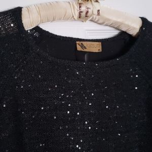 delicate KATSUMI sparkle and lace sweater